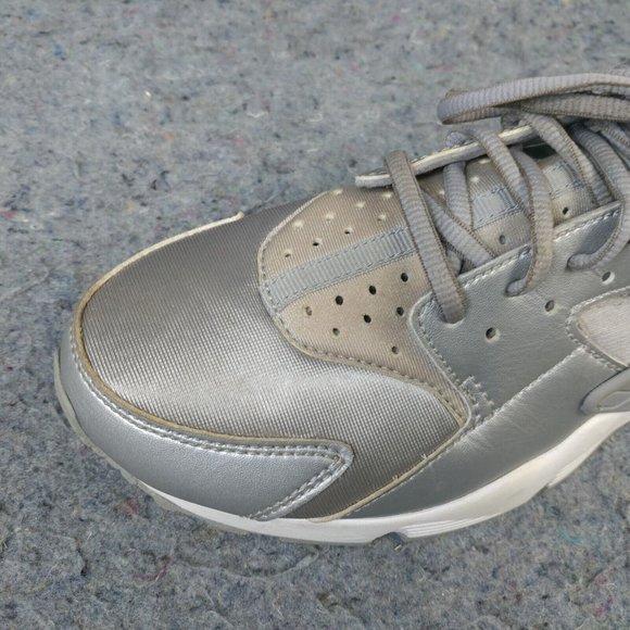 Nike Air Huarache Run SE Low Womens Size 8.5 Shoes Gray 859429-002 NO INSOLES - Picture 7 of 10